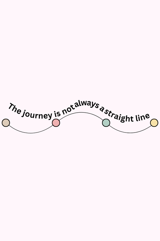The journey is not always a straight line